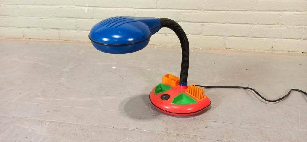 Vintage 80s bureaulamp, Kyoji Tanaka voor Rabbit Tanaka, Tweedehands, Tweedehands, Ophalen of Verzenden, Tweedehands