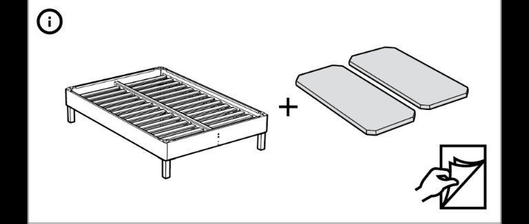 Tweepersoonsbed met lattenbodem en binnevering 140x200, Ophalen, Gebruikt, Tweepersoons, 140 cm