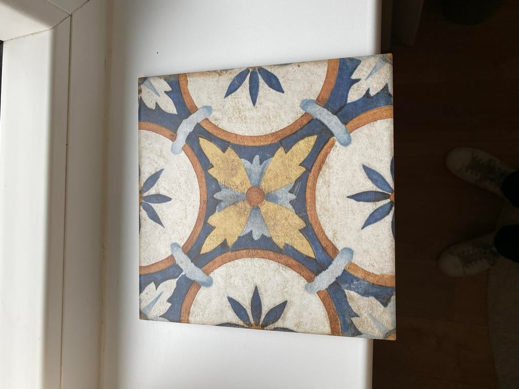 Mozaïektegel 20x20 cm - 50 stuks, Ophalen, Gebruikt, 20 tot 40 cm, Minder dan 5 m²