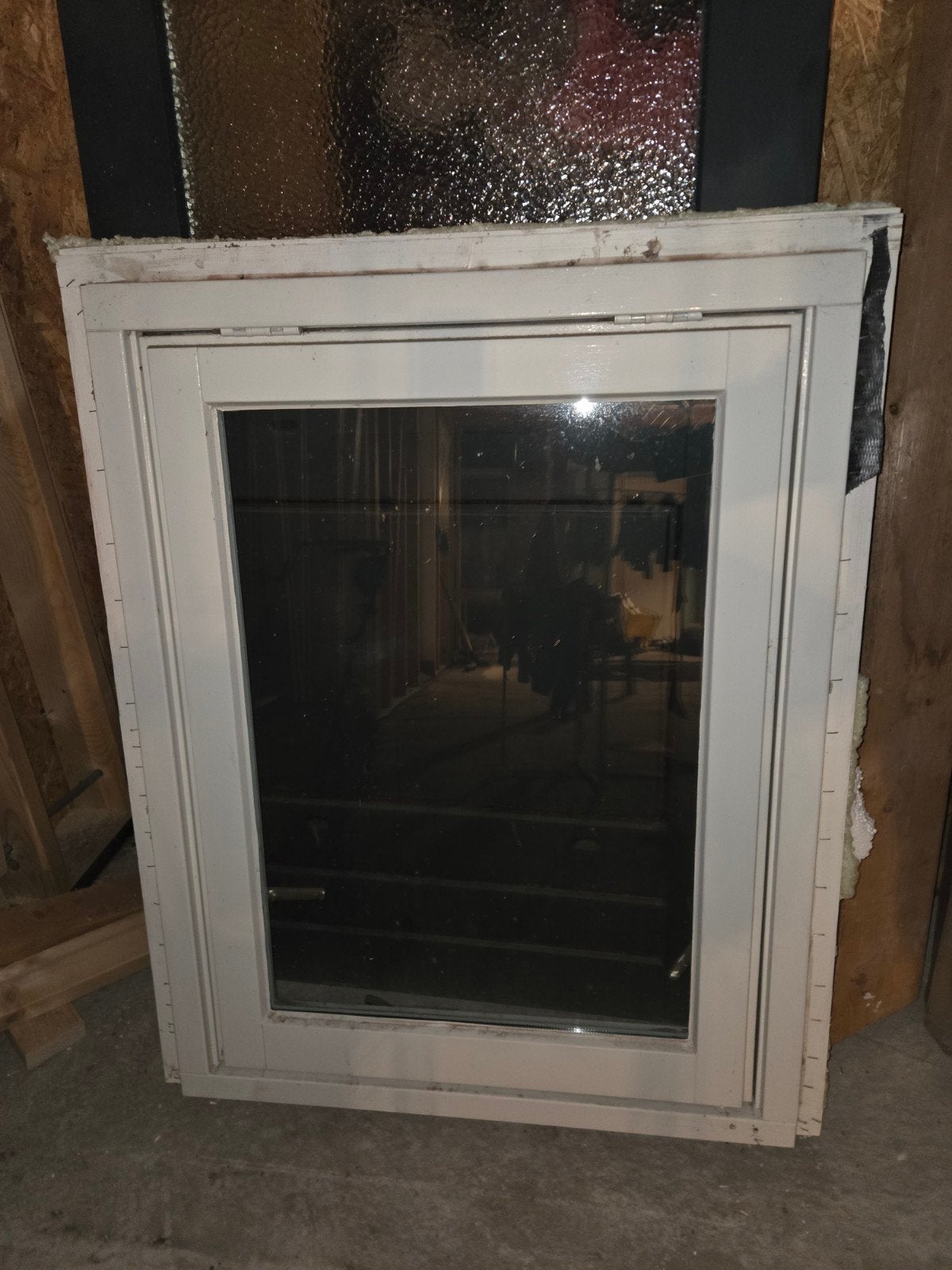 Hardhouten Buitendeur (92x211) en Uitzetraam (86x111), Ophalen, Gebruikt, 80 tot 100 cm, 215 cm of meer
