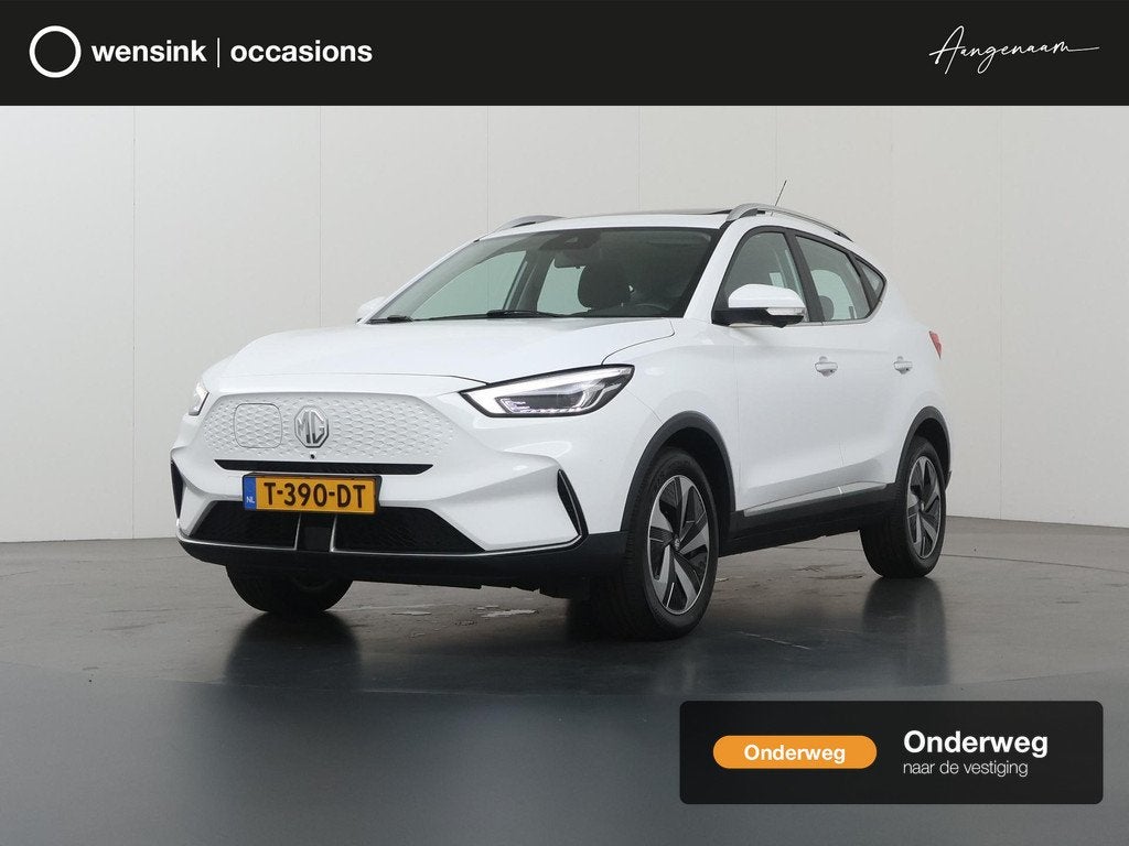 MG MG ZS EV EV Long Range Luxury 70 kWh | Trekhaak | Panoram, Auto's, MG, Gebruikt, Zwart, ZS, Wit