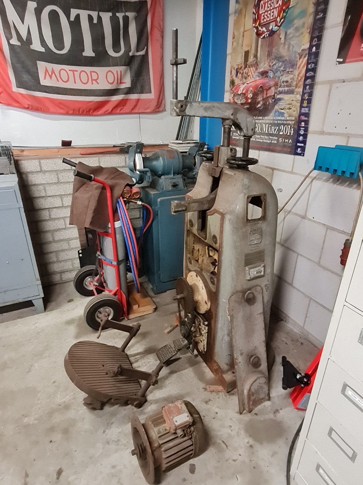 vijlmachine, Ophalen, Gebruikt