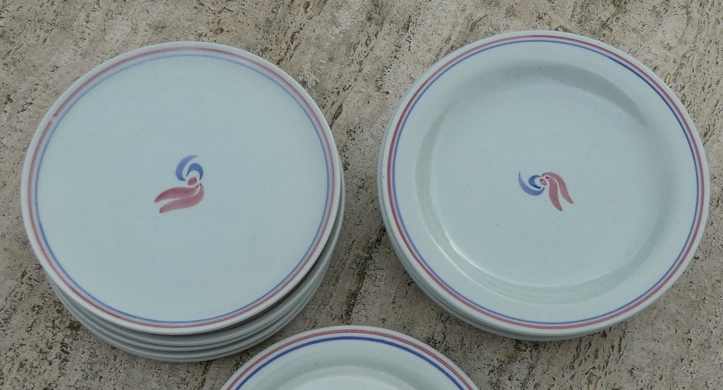 Royal Goedewaagen 5 Dessert Bordjes + 5 Gebaks Bordjes, Ophalen of Verzenden