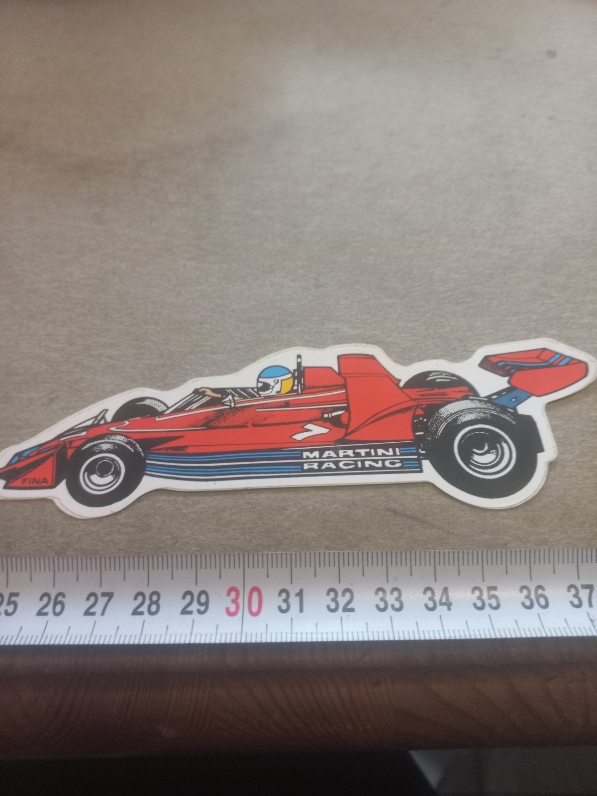Vintage Martini Racing Formule 1 Sticker, Ophalen of Verzenden, Zo goed als nieuw