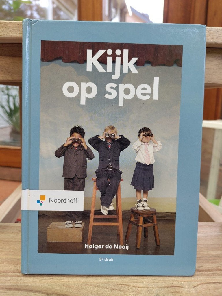 Studieboek | Kijk op spel (5e druk), Boeken, Gelezen, Holger de Nooij, Gamma, HBO
