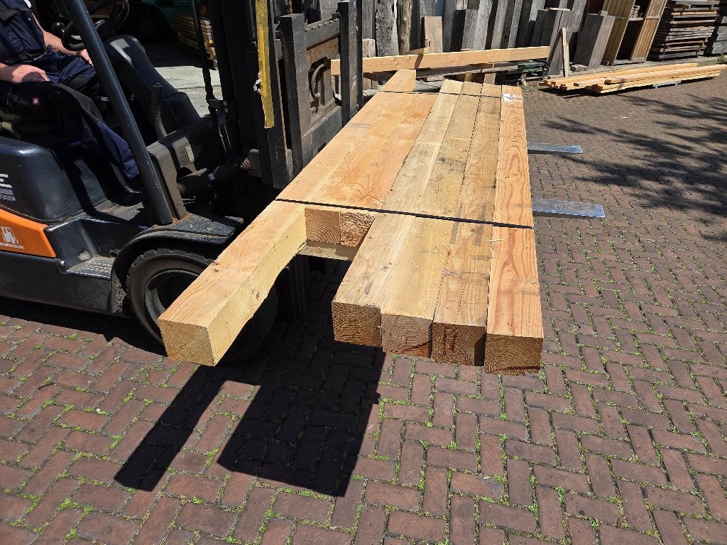 Douglas palen / balken - fijnbezaagd 12x12 cm - nr: TB4, Tuin en Terras, Palen, Balken en Planken, Ophalen, Nieuw, 180 tot 250 cm