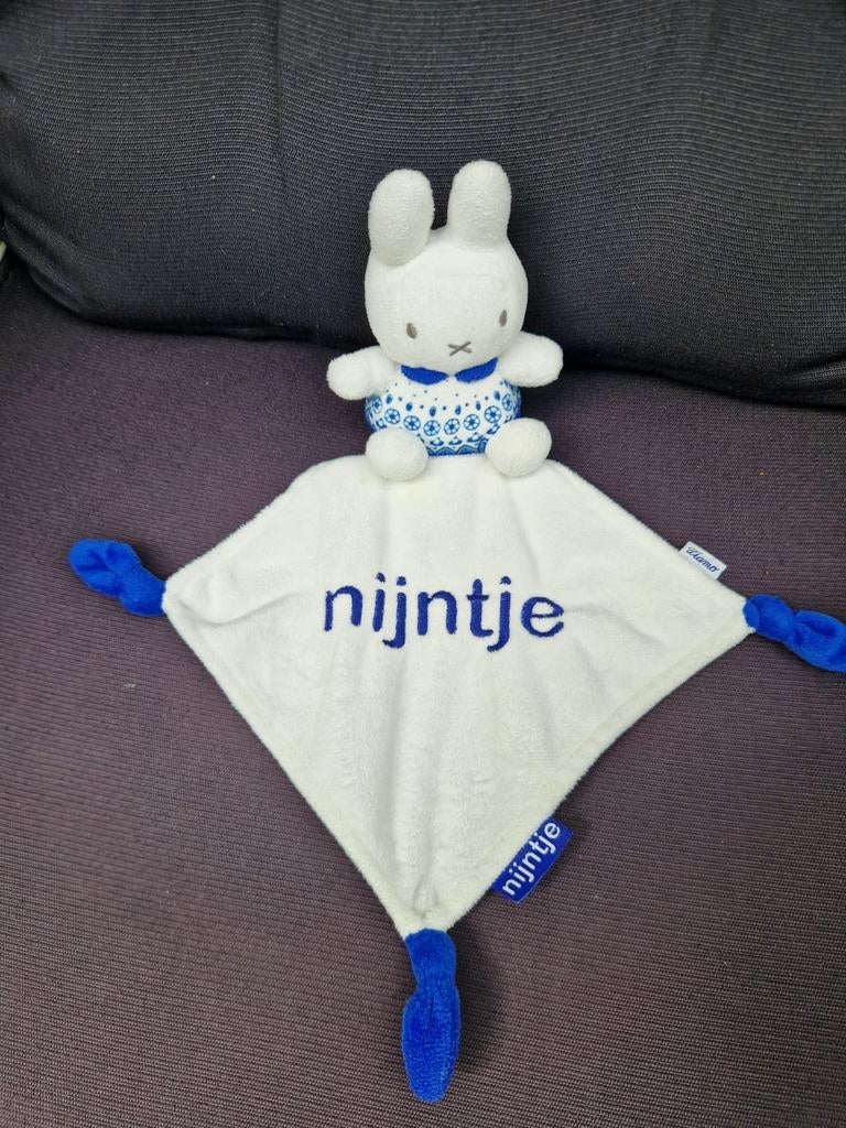 Nijntje tuttel doekje delfts blauw, Ophalen of Verzenden, Zo goed als nieuw