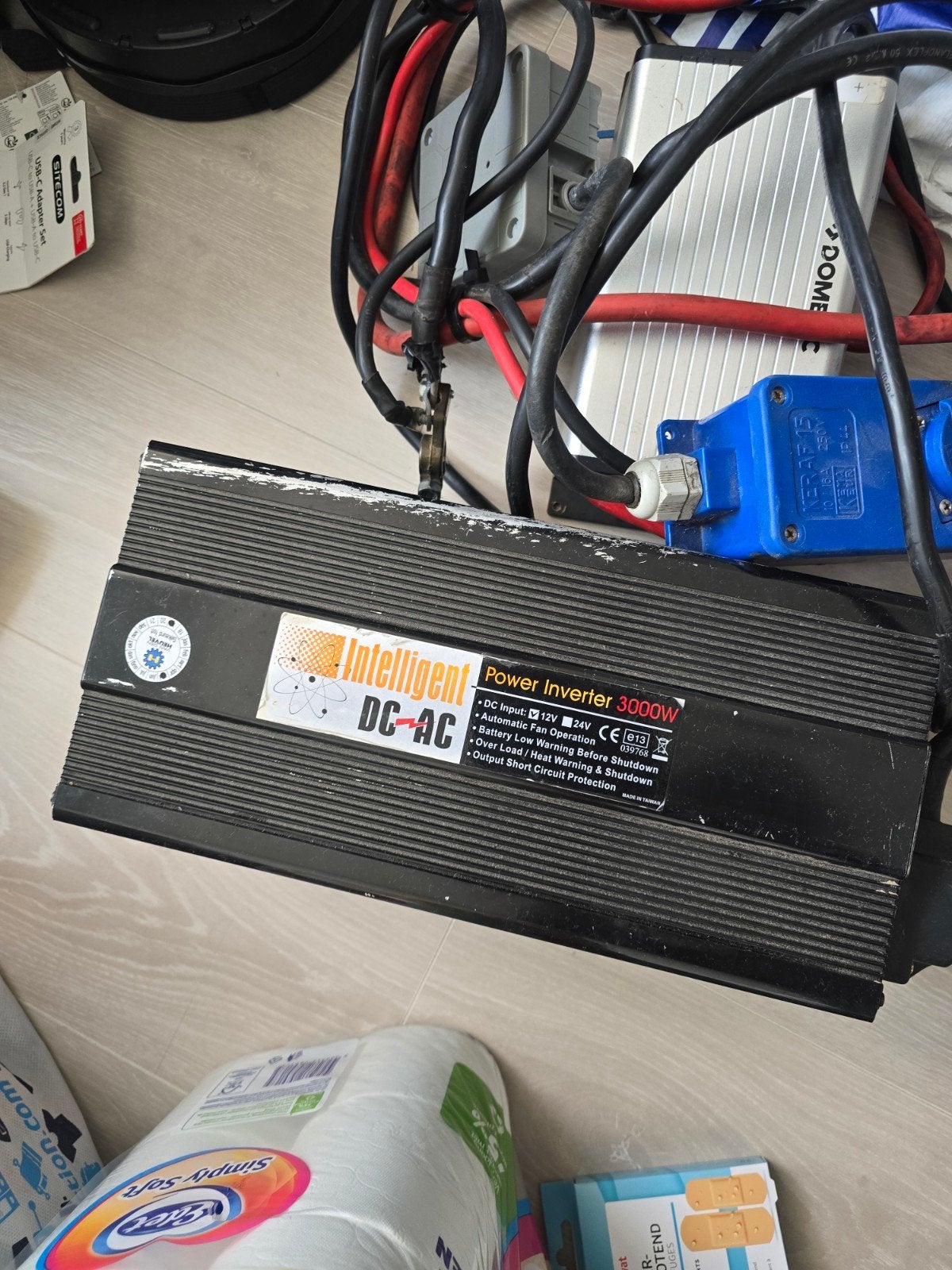 Inventer 3000w dometic, Ophalen