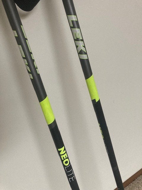 Leki lichtgewicht skistokken, Stokken, Zo goed als nieuw, Skiën, Minder dan 100 cm