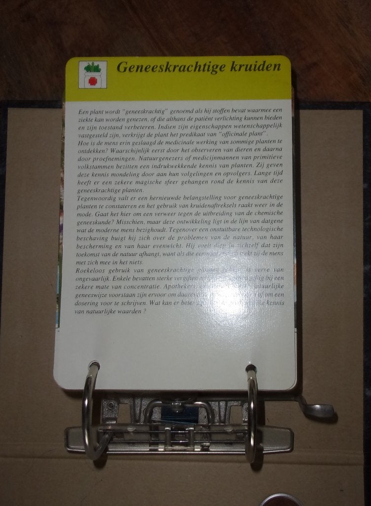 Plantenkaarten met mappen, Ophalen of Verzenden, Zo goed als nieuw, Complete serie