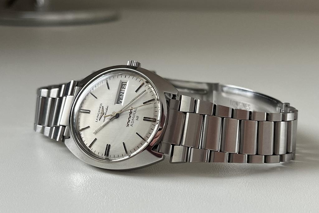 Longines Admiral HF 8345-3 - Automatic 5 stars (cal. 507), Sieraden, Tassen en Uiterlijk, Horloges | Heren, Overige merken, Staal