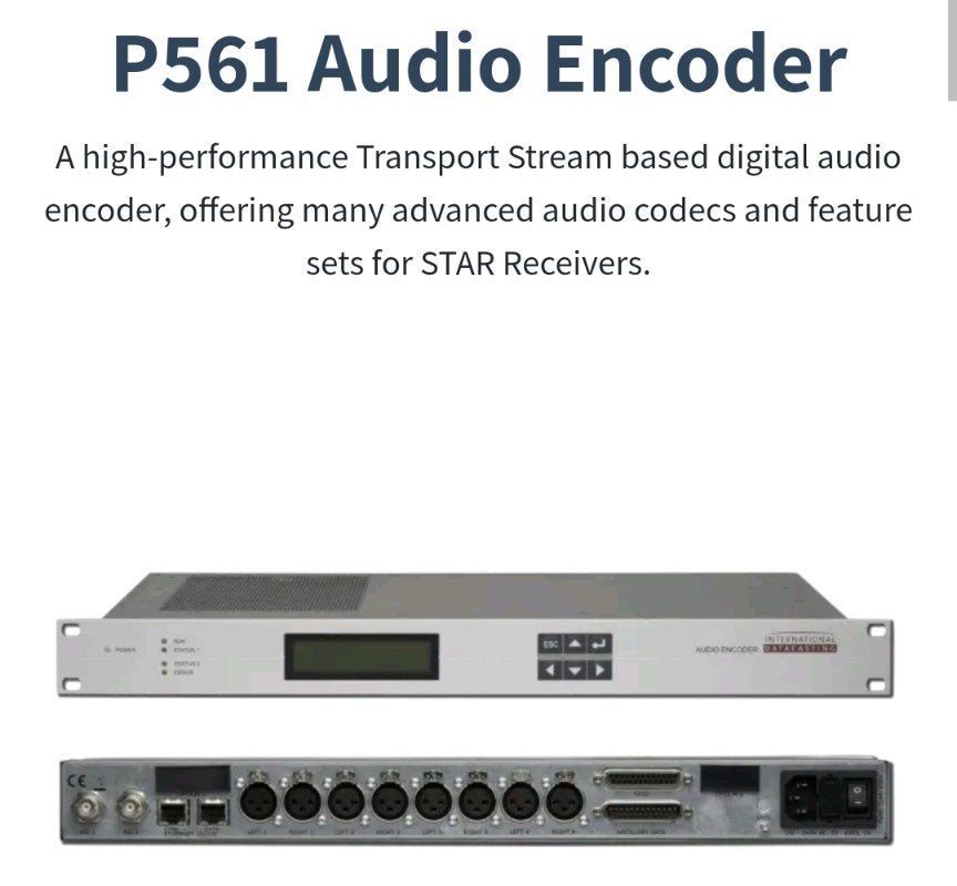 Professionele P561 Audio Encoder, Ophalen of Verzenden, Zo goed als nieuw