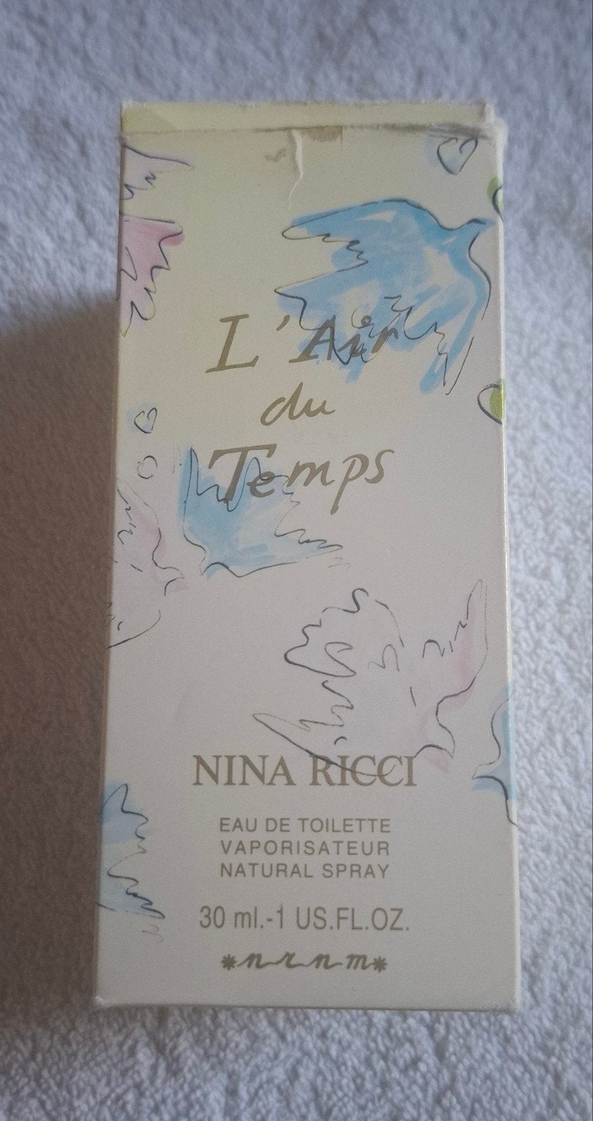 Nina Ricci L'Air du Temps Eau de Toilette, Ophalen of Verzenden, Zo goed als nieuw, Parfumfles