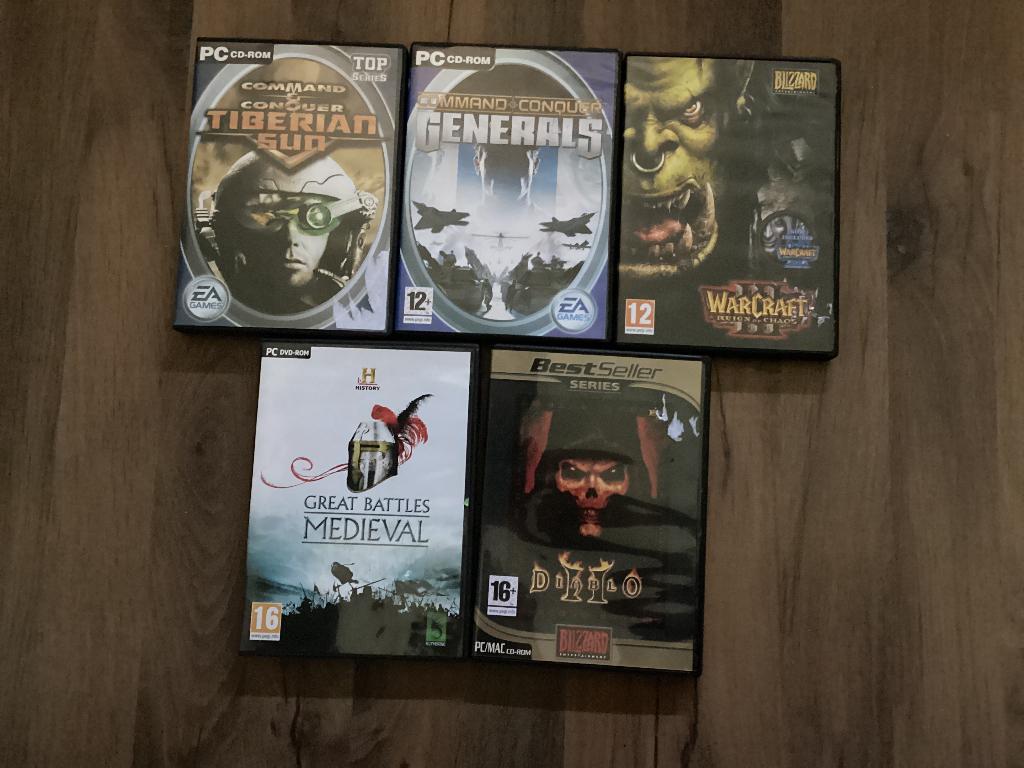 Diverse PC games (origineel), Spelcomputers en Games, Games | Pc, Ophalen, Gebruikt, 1 speler, Strategie en Constructie