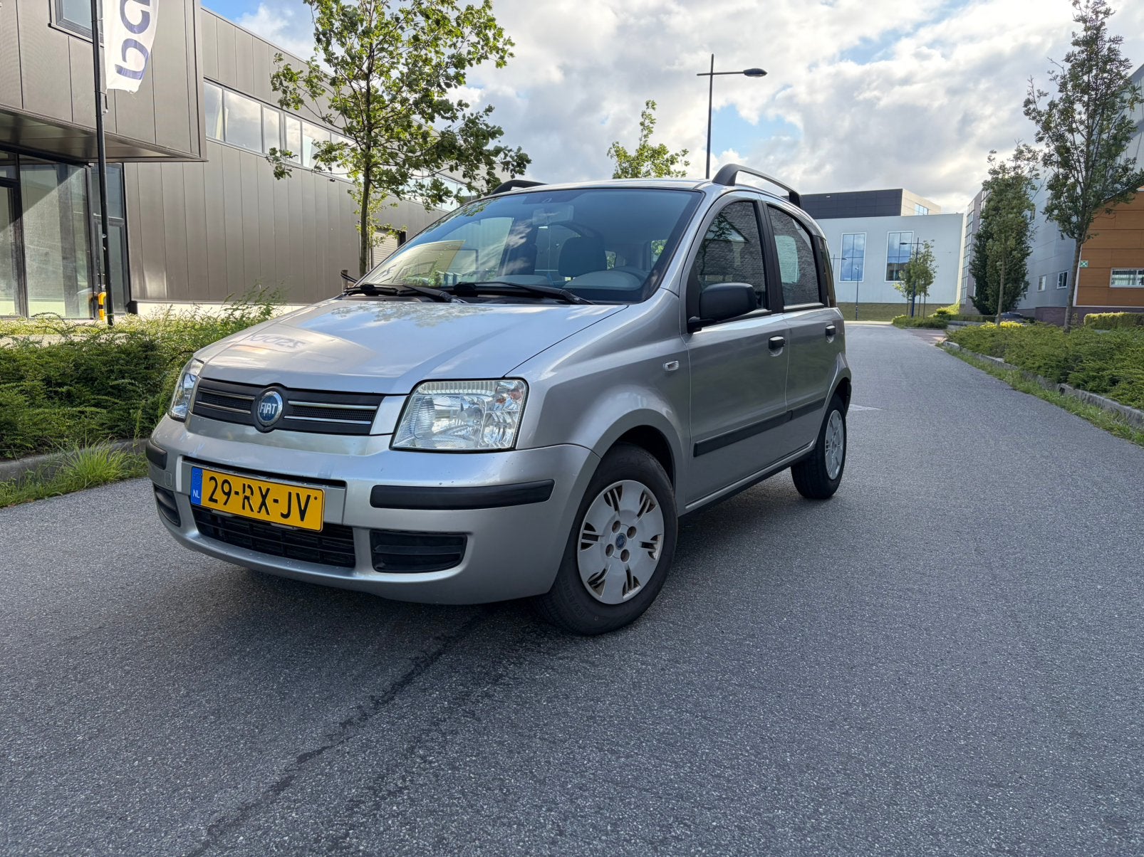 Fiat Panda 1.2 Navigator 5-dr 2005 Grijs Topstaat, Voorwielaandrijving, Zwart, 4 cilinders, 4 stoelen