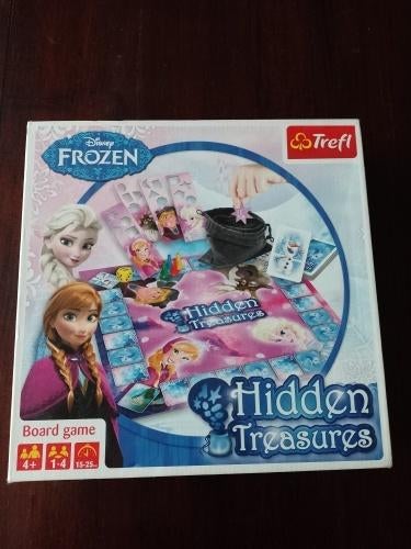 bordspel Disney Frozen, hidden treasures, compleet, Ophalen, Gebruikt