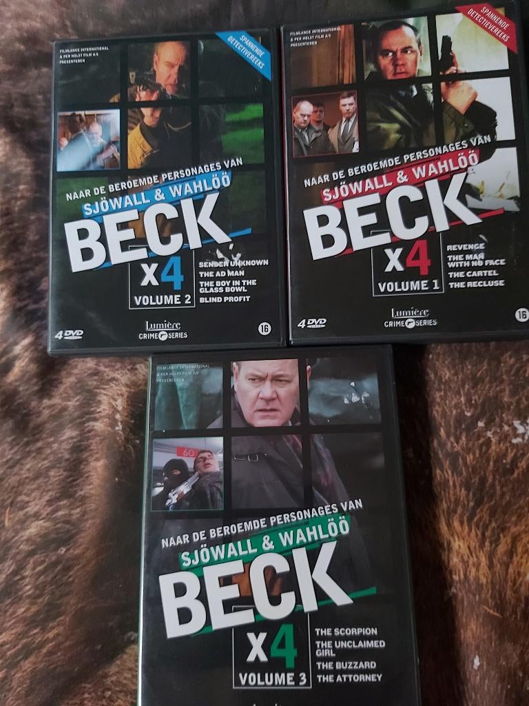 beck  1  2   en 3  en de boekverfilming, Cd's en Dvd's, Vanaf 9 jaar, Ophalen of Verzenden, Zo goed als nieuw, Drama