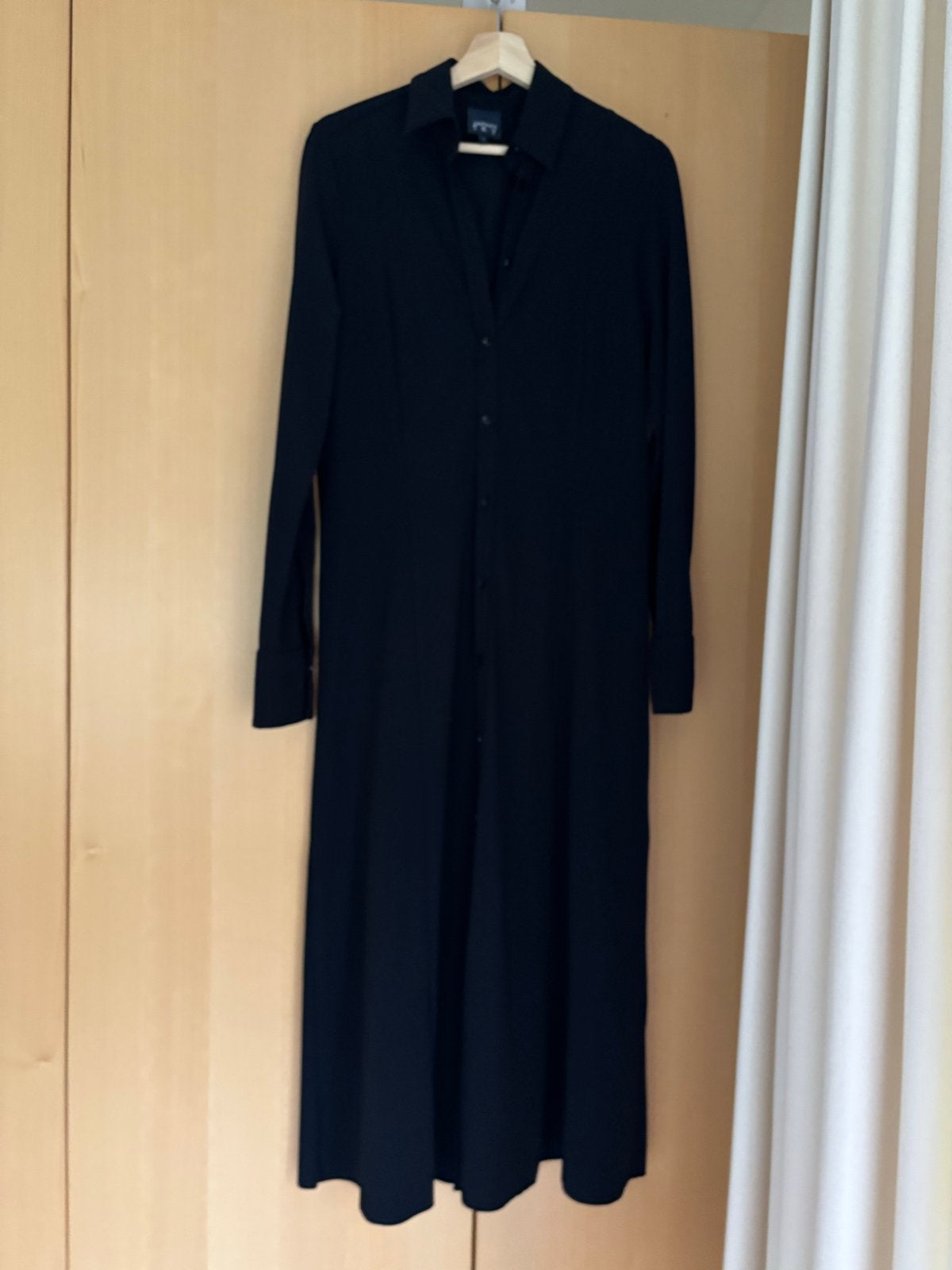 Travelstof  maxi Jurk Zwart Maat L Japan TKY, Zwart, Maat 42/44 (L), Ophalen of Verzenden, Zo goed als nieuw