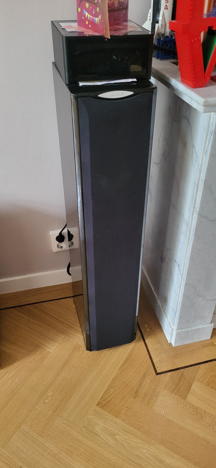 Quadral Platinum M4 Zwart, Audio, Tv en Foto, Vloerstaande luidspreker, Basreflex, 120 tot 150 watt, Zo goed als nieuw