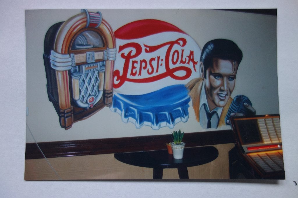 Elvis Presley foto muurschildering, 1960 tot 1980, Foto, Nieuw, Ophalen of Verzenden