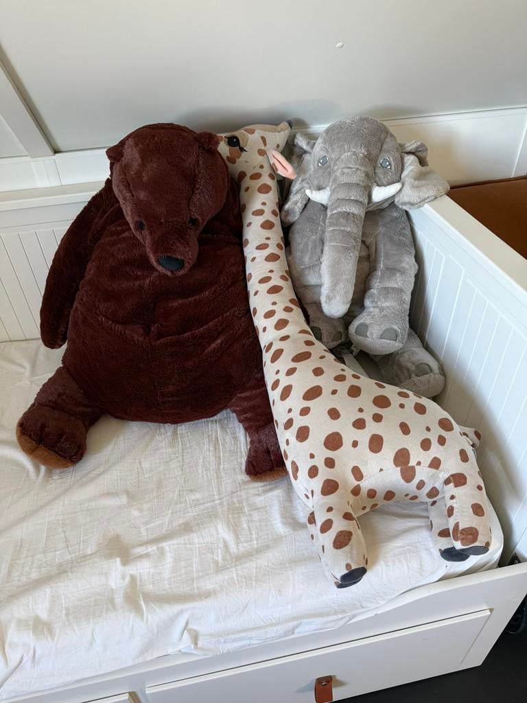 Grote knuffels jungle kamer decoratie, Ophalen, Zo goed als nieuw