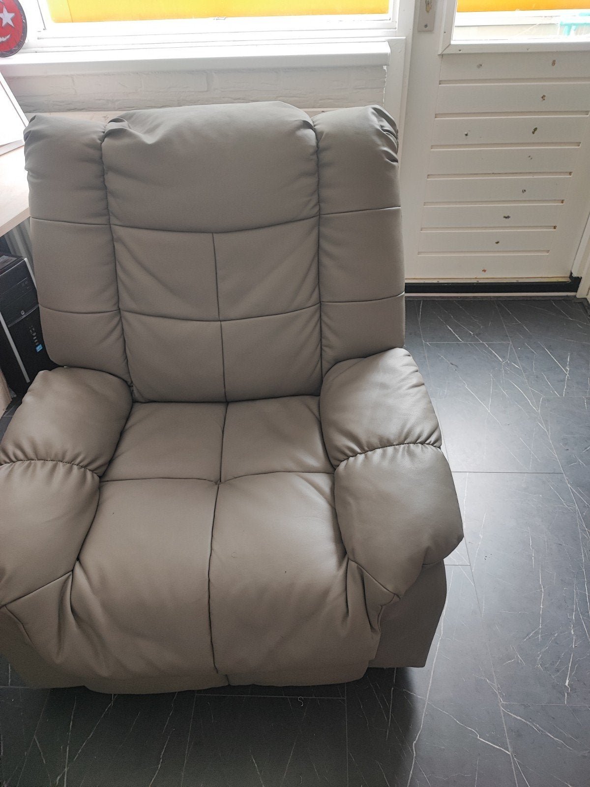 Massagestoel relaxfauteuil met afstandsbedienin, Modern, Comfortabel, Gebruikt, Ophalen of Verzenden, 75 tot 100 cm