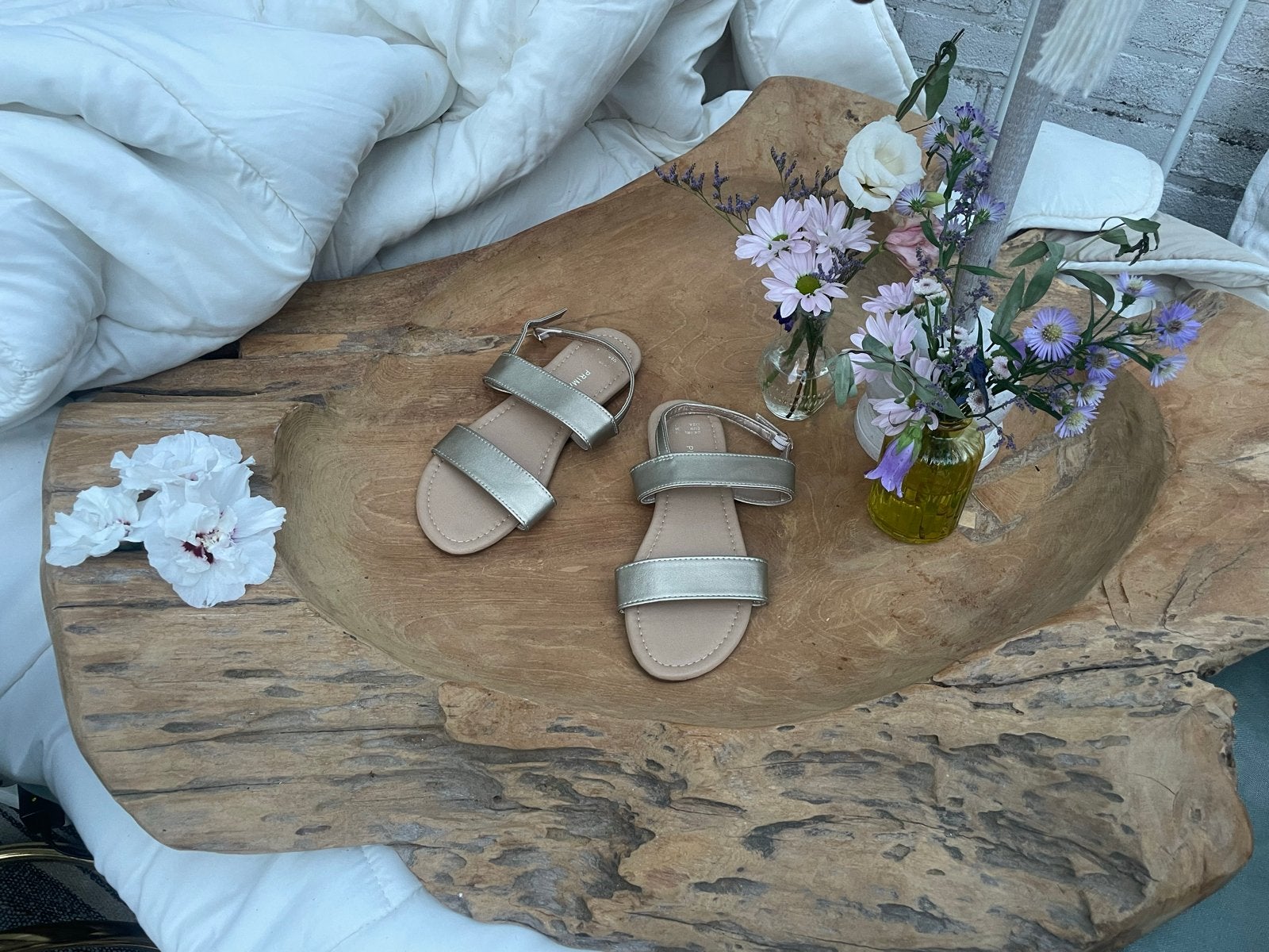 Gouden sandalen Primark maat 36, Ophalen of Verzenden, Nieuw, Overige kleuren, Sandalen of Muiltjes