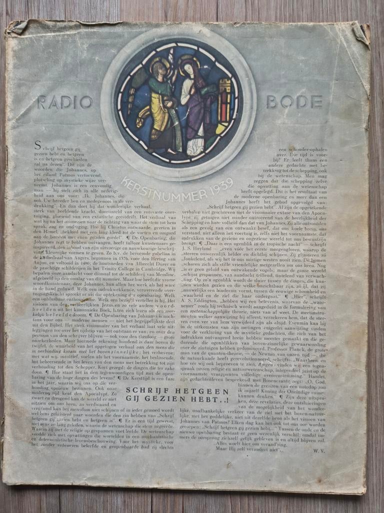 Oude Radio Bode van de Avro - Kerstnummer, Boeken, Tijdschriften en Kranten, Ophalen of Verzenden, Gelezen, Muziek, Film of Tv