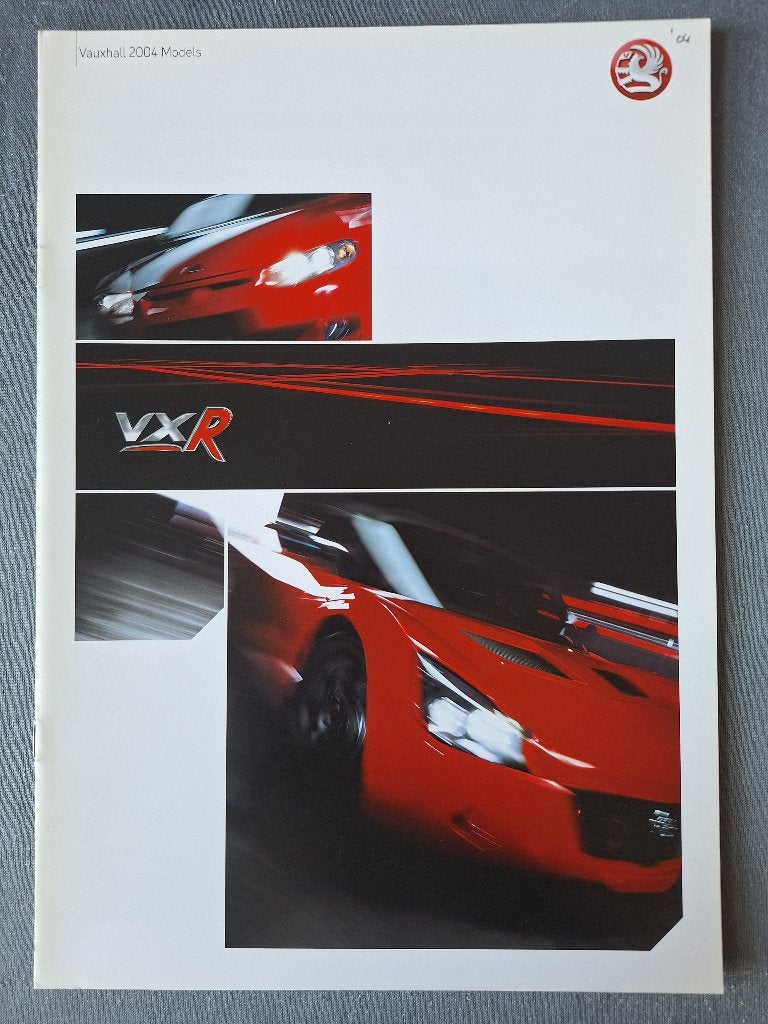 Brochure Vauxhall  Models - VXR220/Monaro VXR - 2004 Engels, Verzenden, Zo goed als nieuw, Overige merken