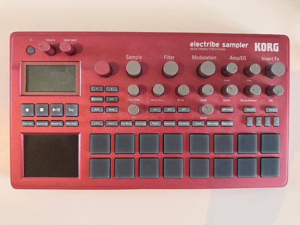 Korg Electribe Sampler Red, Ophalen of Verzenden, Zo goed als nieuw, 61 toetsen, Korg