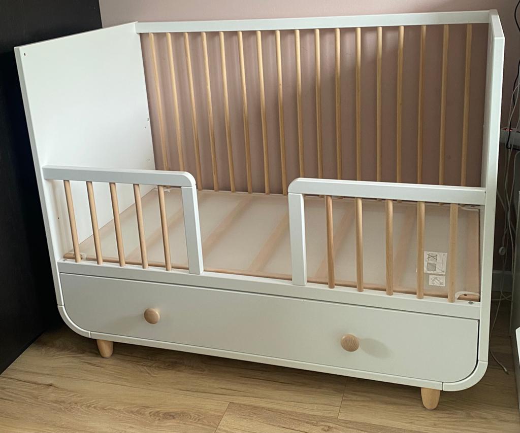 Ikea Myllra ledikant/peuterbed, Ophalen, Zo goed als nieuw, Minder dan 140 cm, 70 tot 85 cm