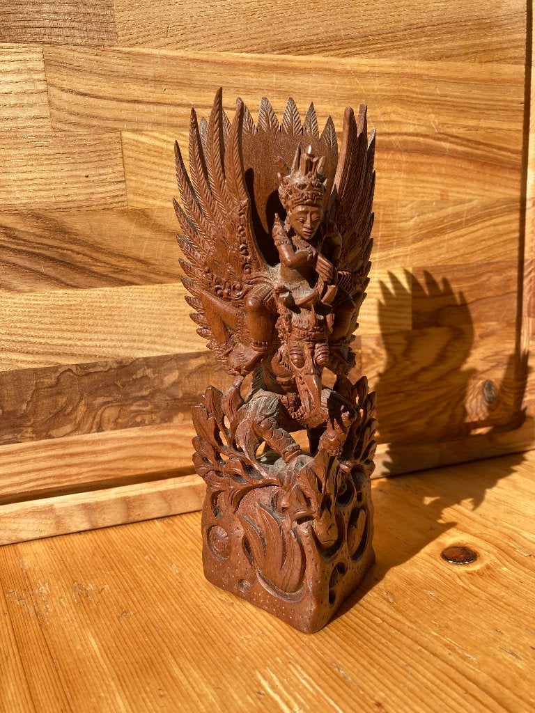 Indonesisch Garuda Bali beeld, Ophalen, Houtsnijwerk, Minder dan 20 cm, Art deco