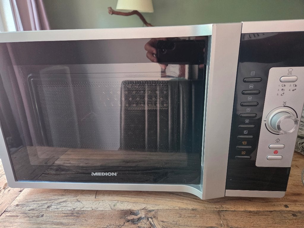 Combi oven met magnetron, Witgoed en Apparatuur, Magnetrons, Ophalen, Combimagnetron, Minder dan 45 cm, Zo goed als nieuw