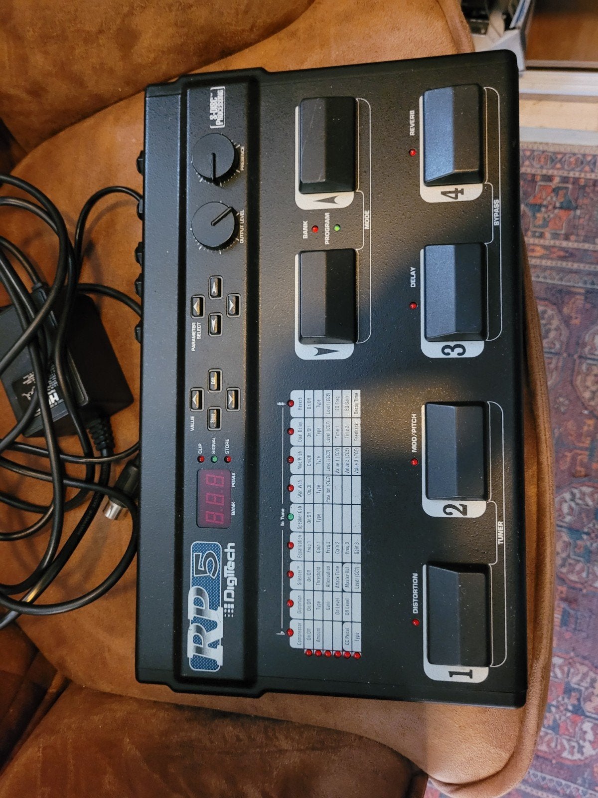 Digitech rp 5 met orginele voeding, Ophalen of Verzenden, Gebruikt