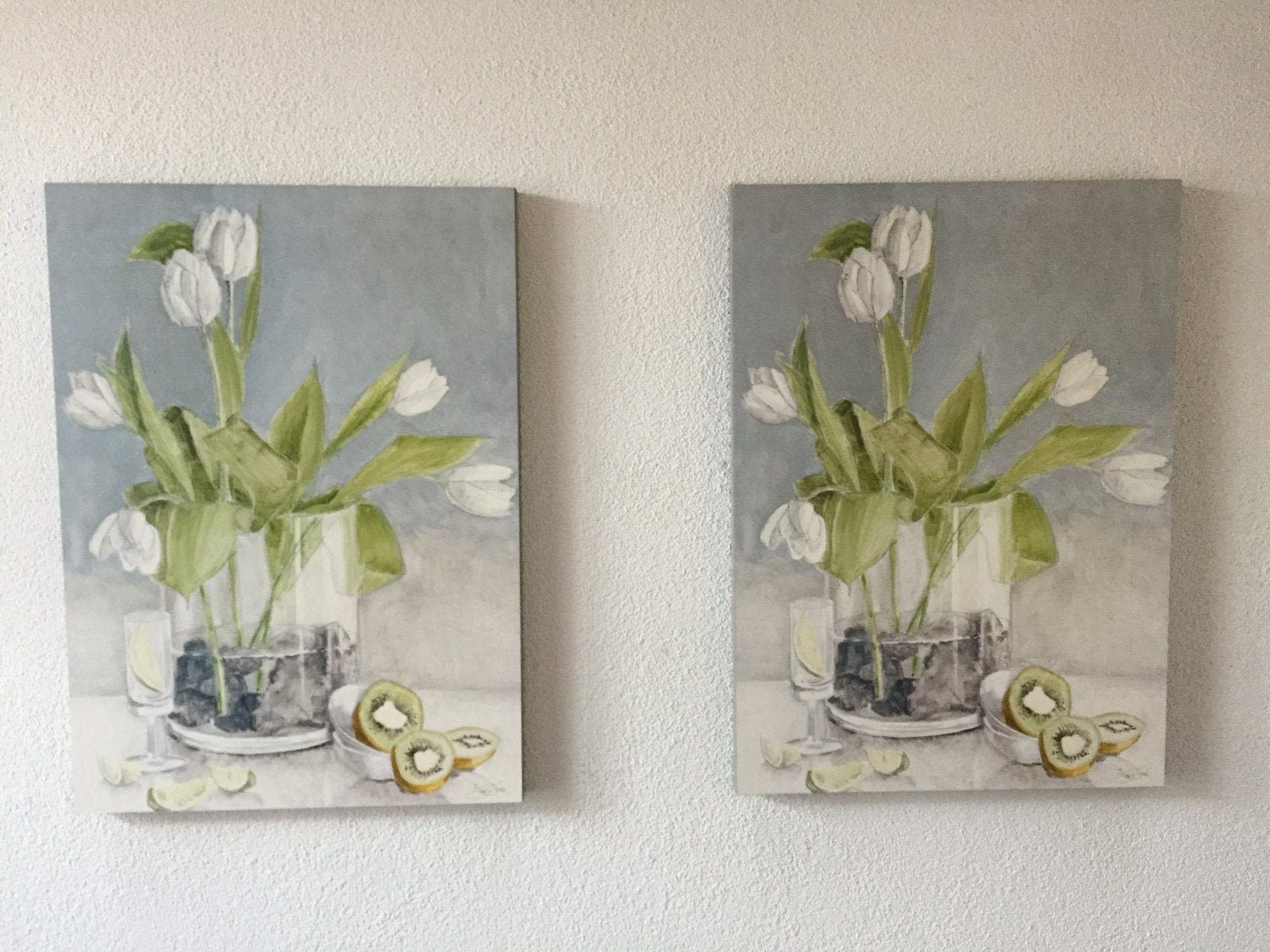 . Schilderijen 2 stuks van Ikea.Afmeting 50x70., Ophalen, Zo goed als nieuw, Schilderij