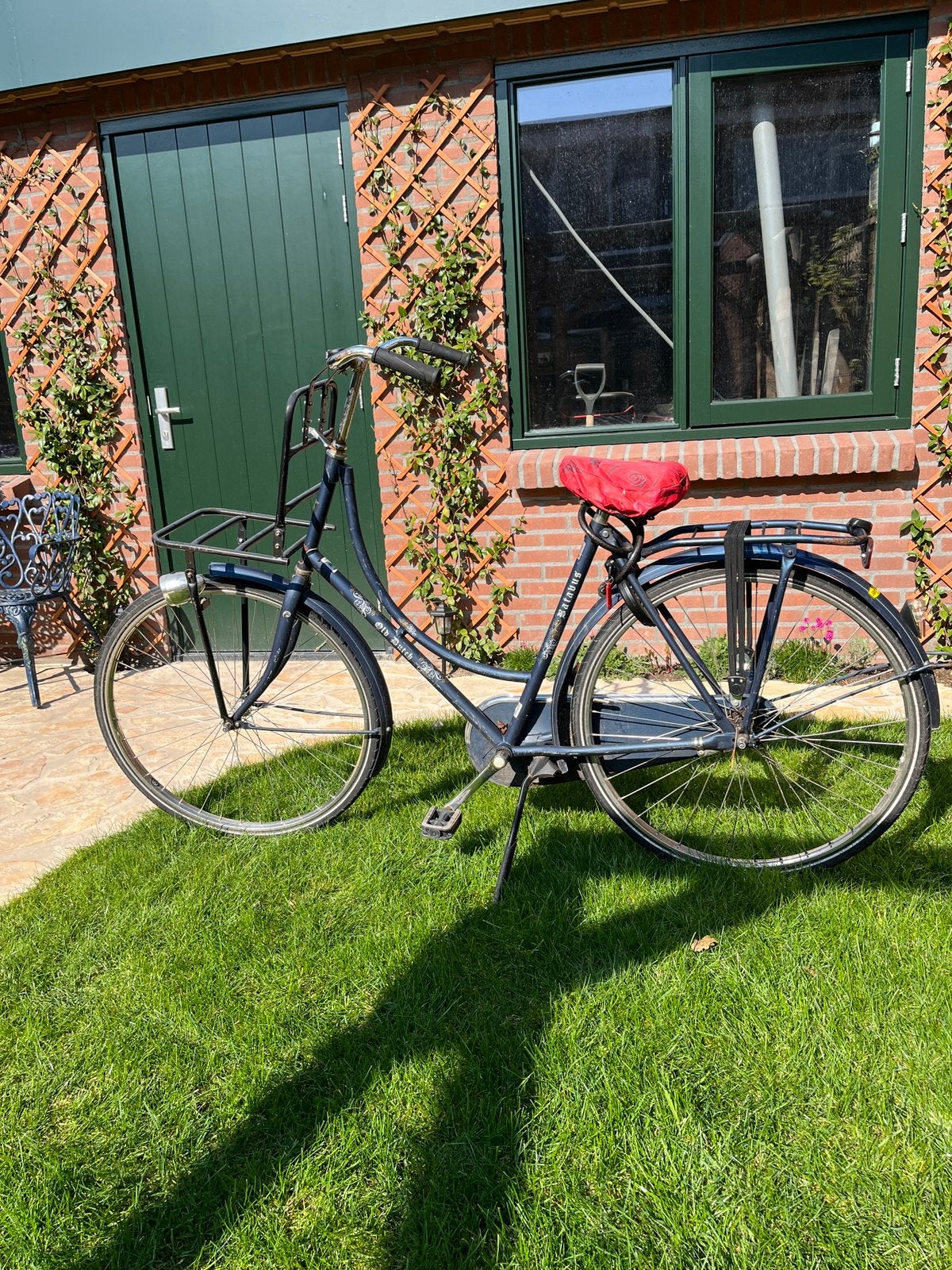 Old dutch Batavus oma fiets, Ophalen, Gebruikt, Terugtraprem
