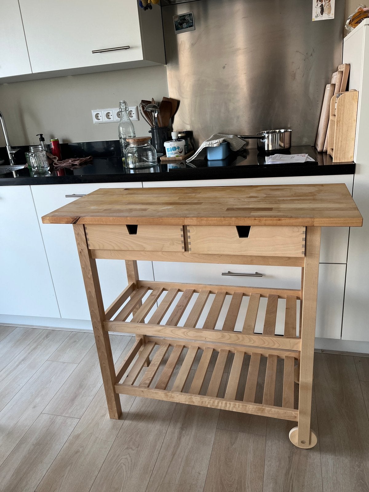 Ikea forhoja keuken trolly, Ophalen, 50 tot 100 cm, Zo goed als nieuw, Minder dan 100 cm