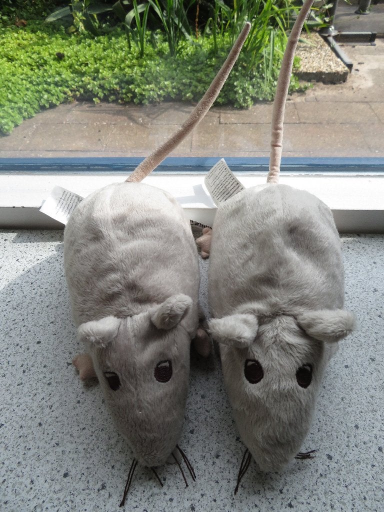 Dikke Rat van IKEA Gosig Ratta grijs grijze muis velours, Muis, IKEA, Grijs, Ophalen of Verzenden