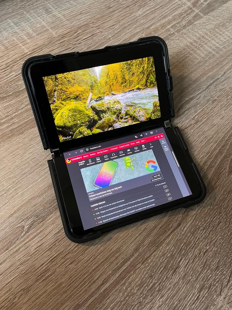 Microsoft Surface Duo 2 256 GB Zwart, Gebruikt, Inklapmodel, Ophalen of Verzenden, Zonder simlock