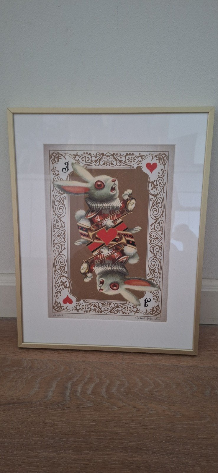 Schitterende kunstprint Benjamin Lacombe Alice in Wonderland, Antiek en Kunst, Ophalen of Verzenden