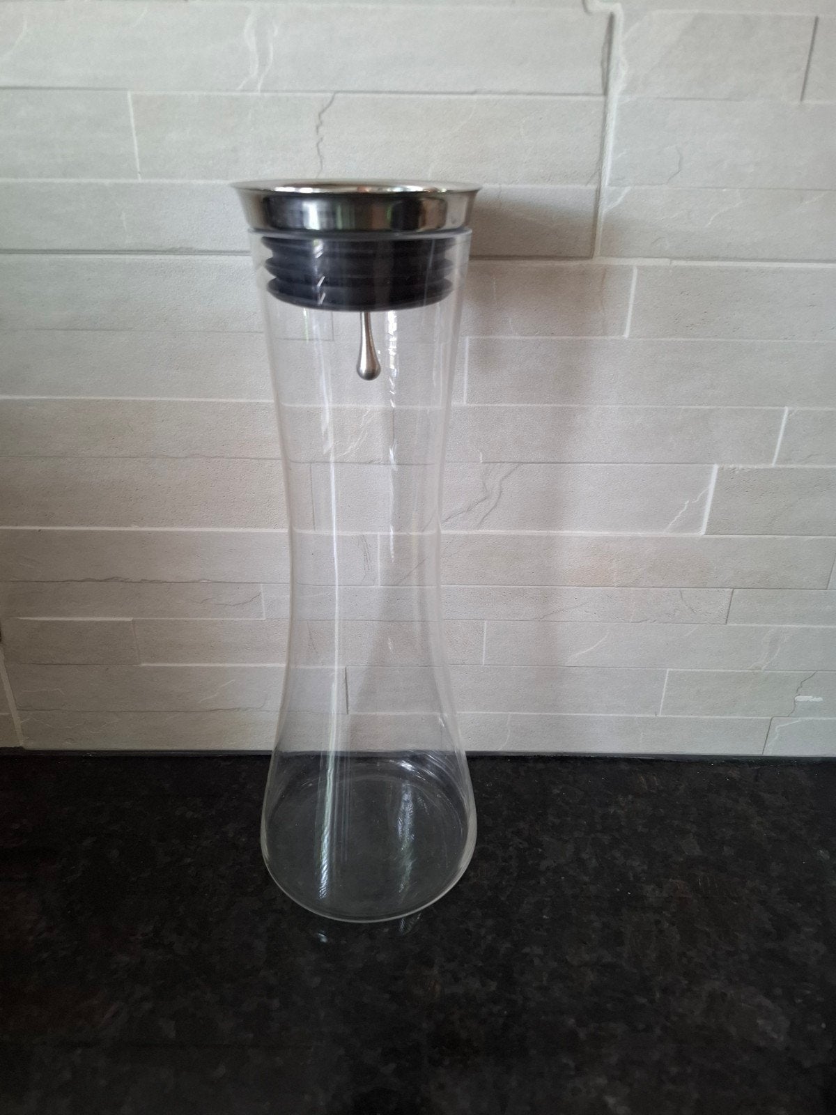 Menu waterkan karaf met filter, Ophalen of Verzenden, Zo goed als nieuw, Overige kleuren, Glas