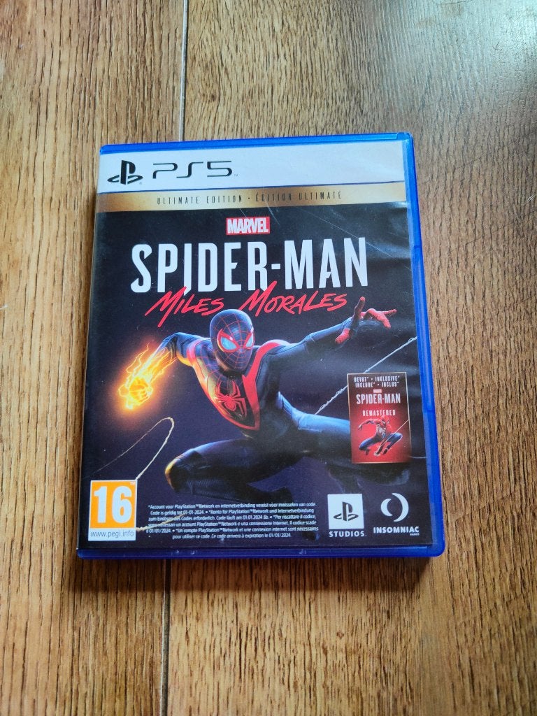 PS5 Spel - Marvel Spider-Man Miles Morales Ultimate Edition, Ophalen of Verzenden, Zo goed als nieuw
