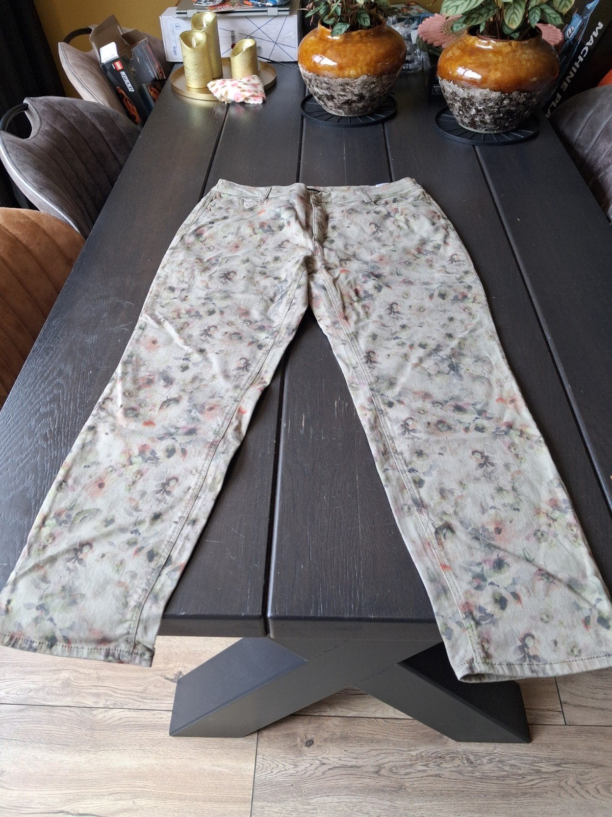 Bonita bloemenprint broek maat 46, Kleding | Dames, Overige kleuren, Maat 46/48 (XL) of groter, Bonita, Ophalen of Verzenden