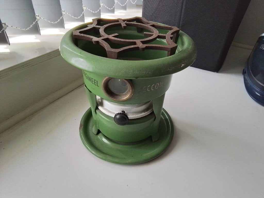 Petroleumstel, Antiek en Kunst, Antiek | Emaille, Ophalen