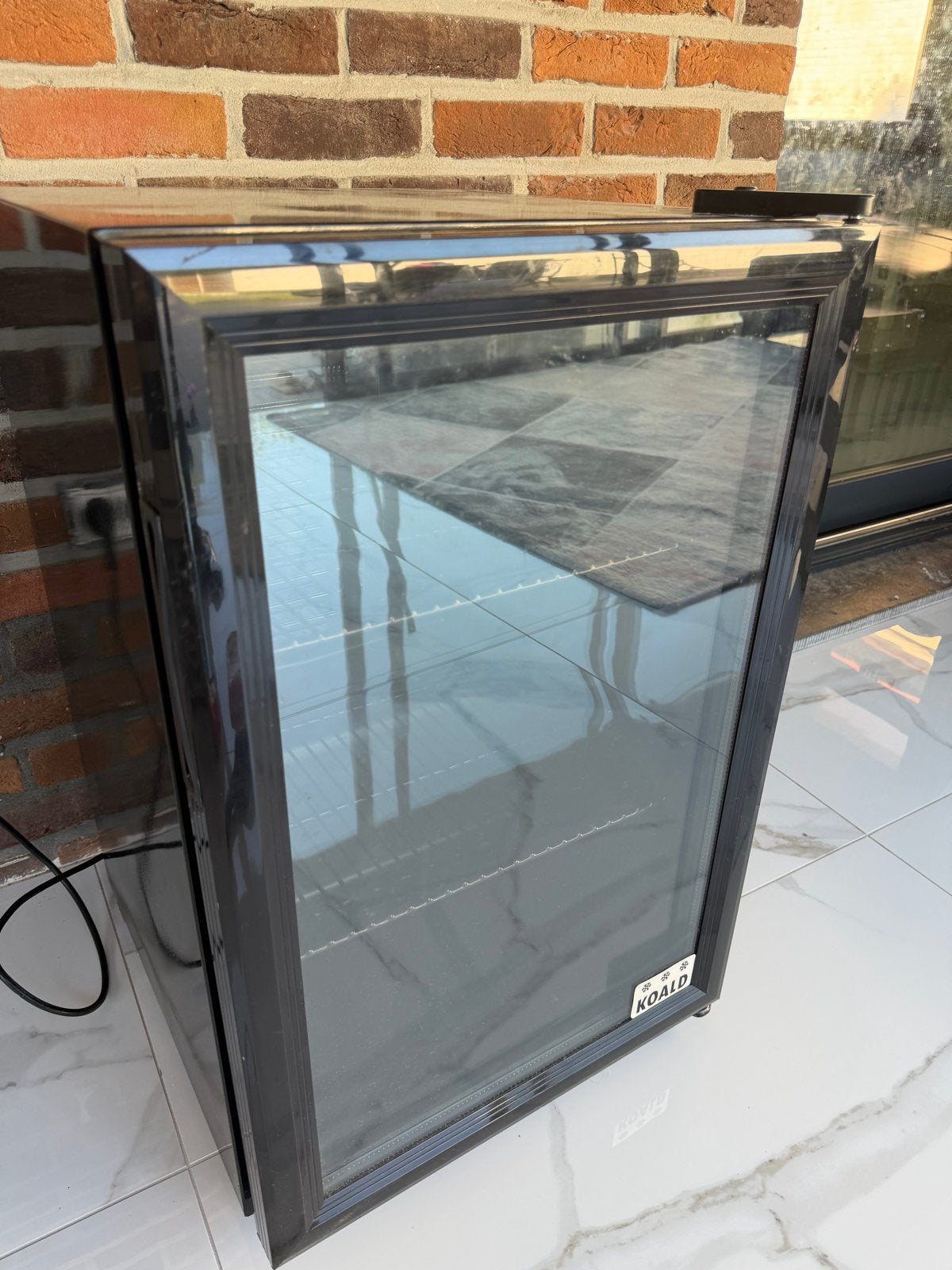 Koald minibar koelkast met glazen deur, Witgoed en Apparatuur, Koelkasten en IJskasten, Ophalen, Minder dan 75 liter, Zonder vriesvak