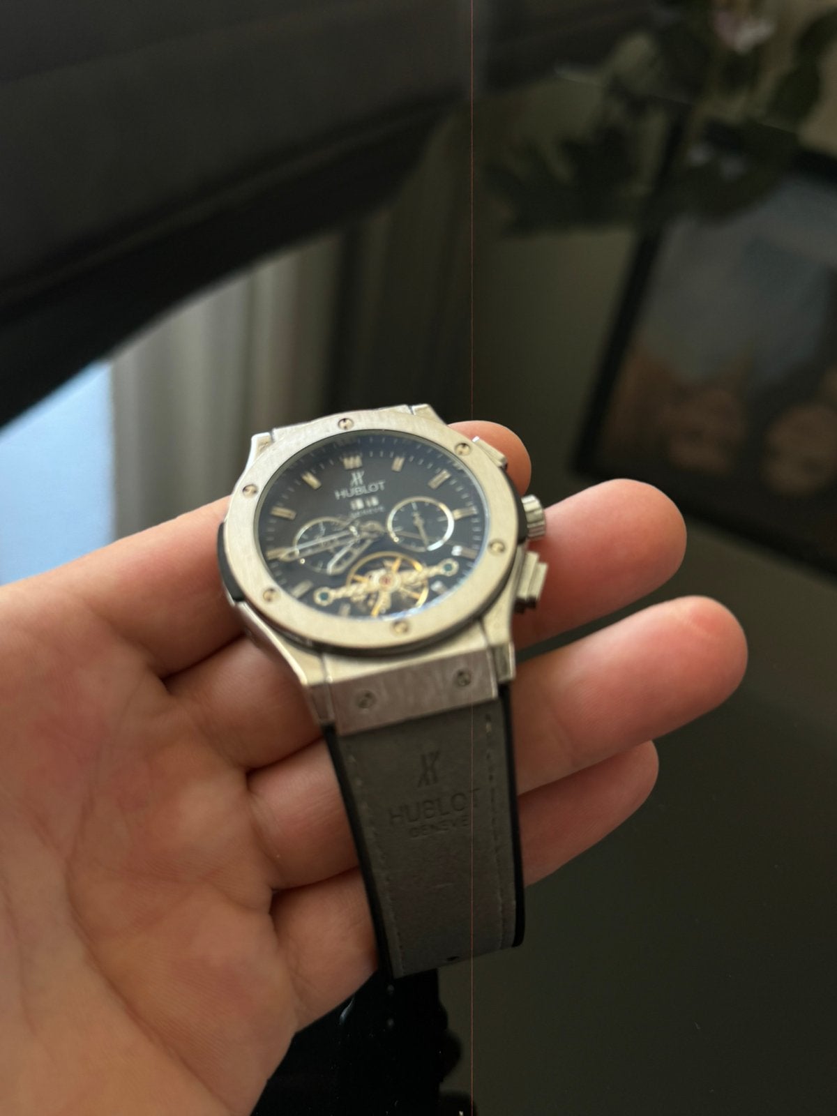 Hublot Geneve Horloge tekoop zeer mooie, Overige merken, Overige materialen, Polshorloge, Overige materialen