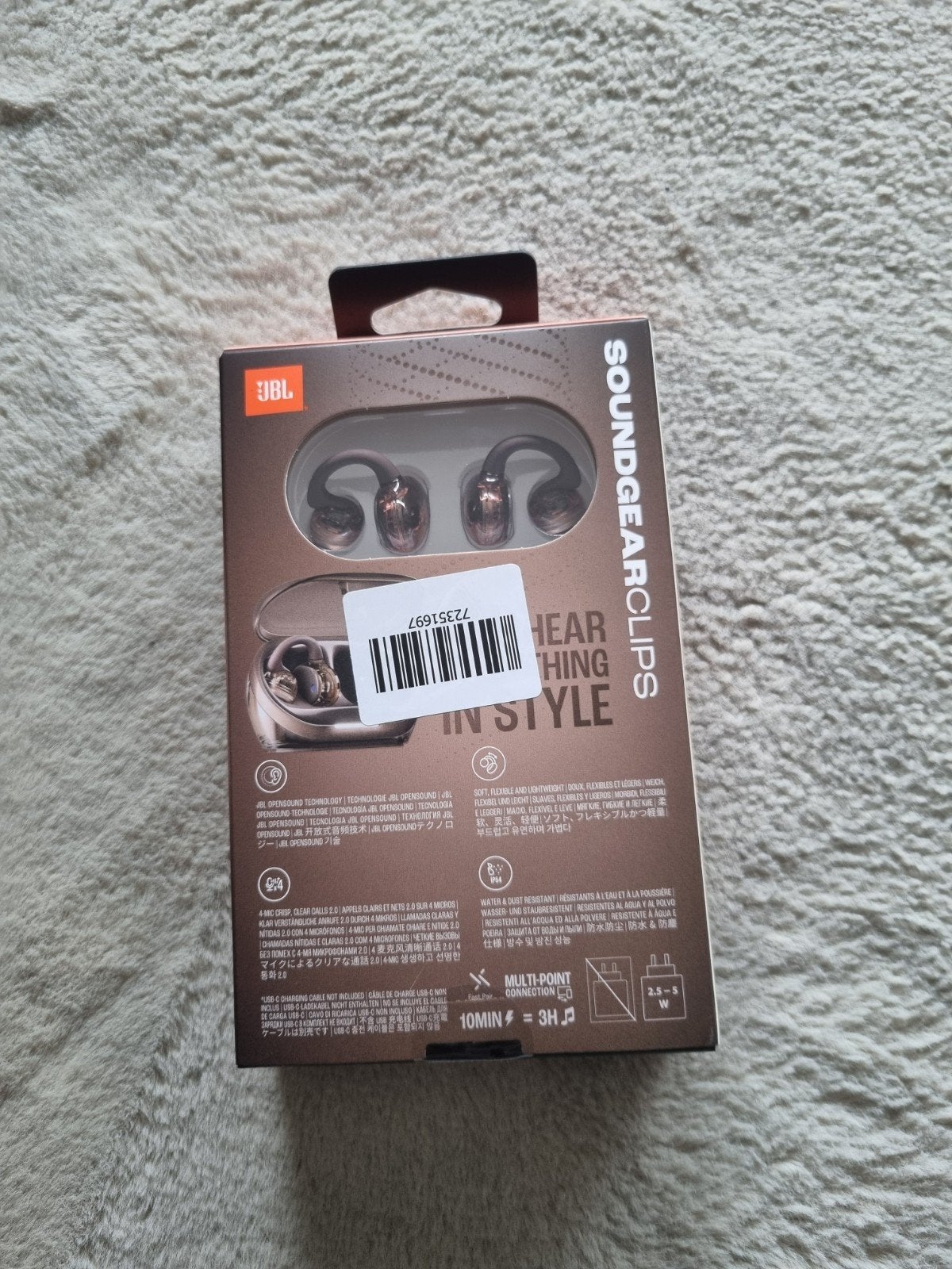 JBL Soundgear Clips Open-Ear Hoofdtelefoon - Nieuw, Draadloos, JBL, Nieuw, Ophalen of Verzenden