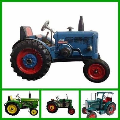 Hanomag John Deer Lanz Zetor model tractor schaal 1:24, Am, Overige typen, Nieuw, Ophalen of Verzenden