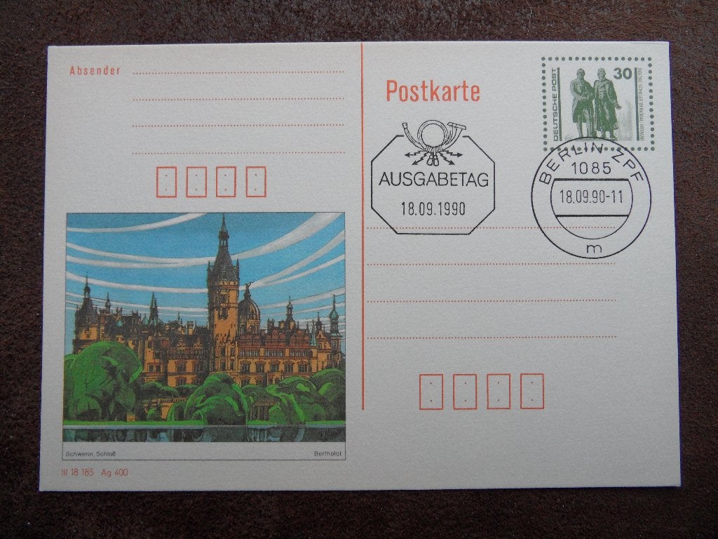 Briefkaart DDR – Schloss Schwerin, Ophalen of Verzenden, Briefkaart