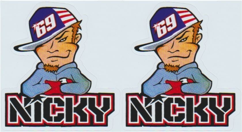 Nicky Hayden MotoGP sticker set #1, Verzenden